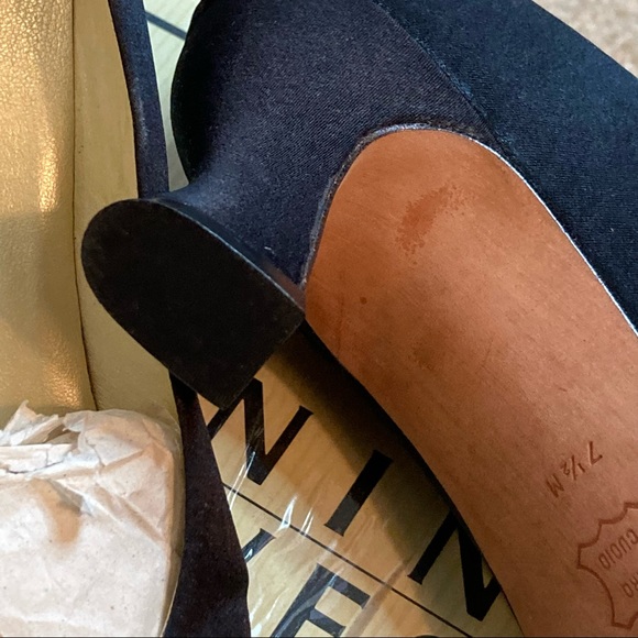 Nine West N-Dalton3 Black Satin Pump Size 7.5 - Picture 11 of 13